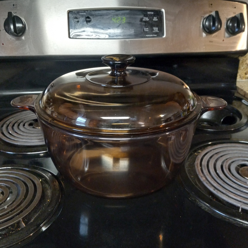 Glass Cookware Pot with Lid